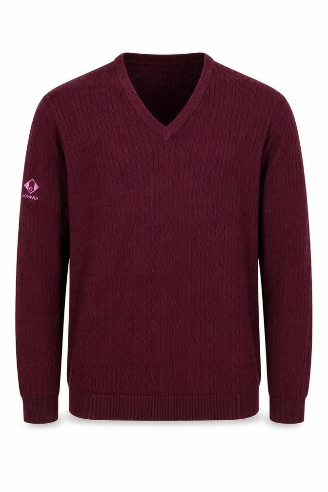 Mens UK Size M Glenmuir Red Pullover Jumper