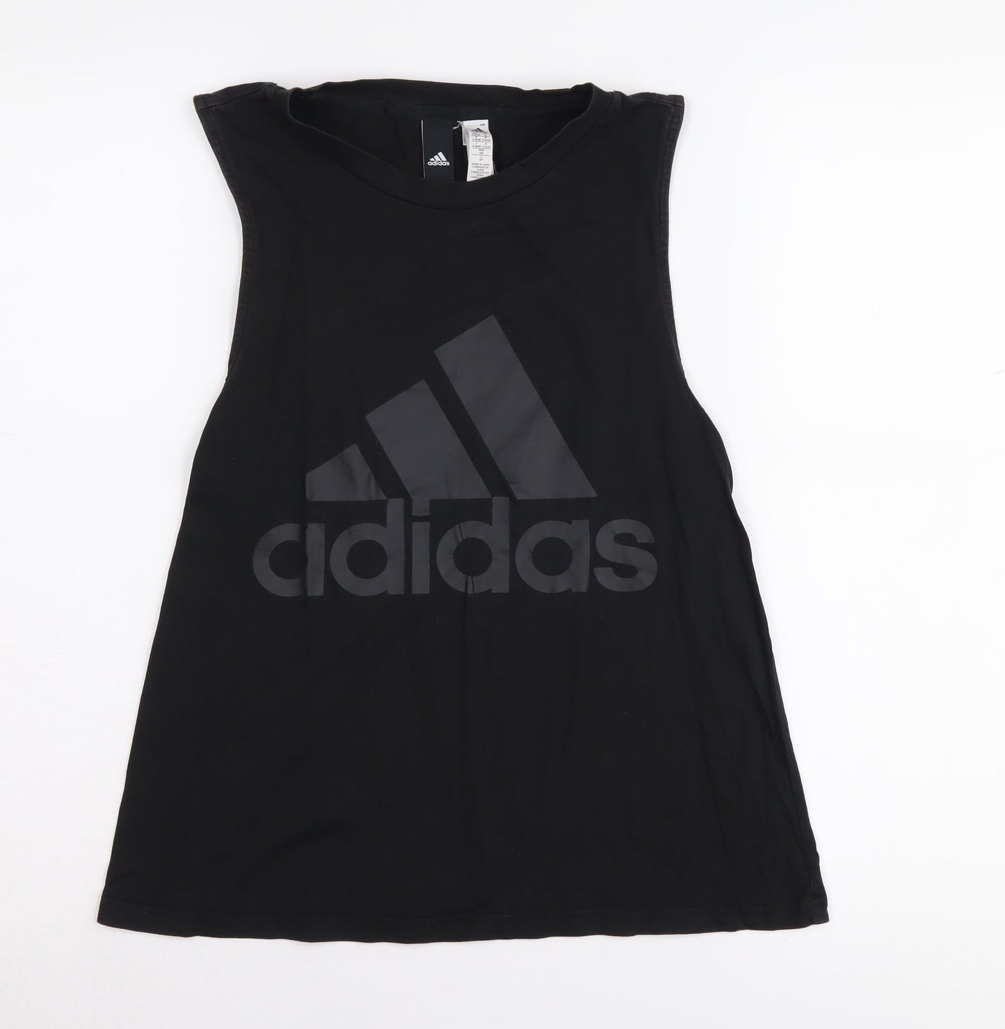 Adidas Women's Black Tank, Size S, Gym & Training