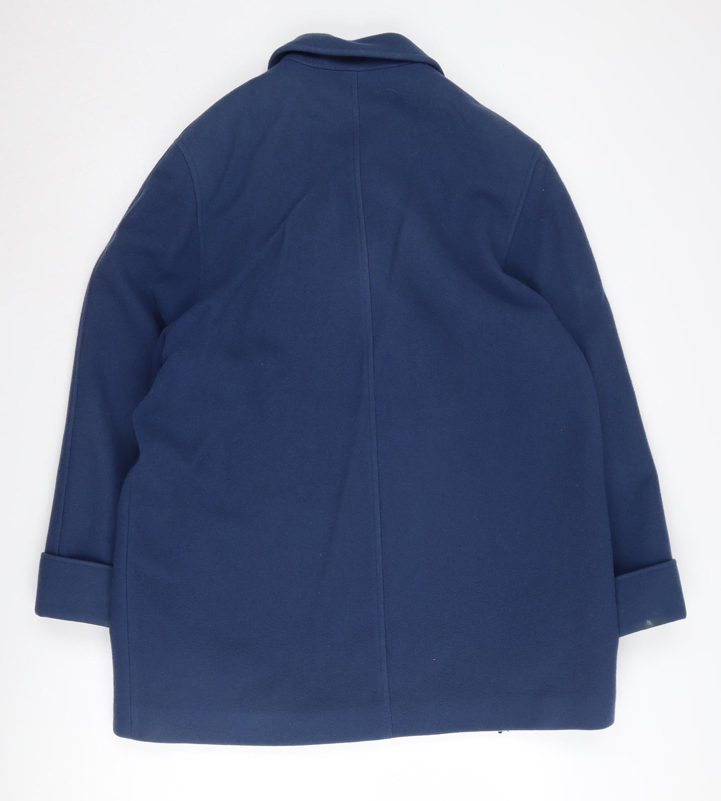 Womens UK Size 16 Eastex Blue Overcoat Coat
