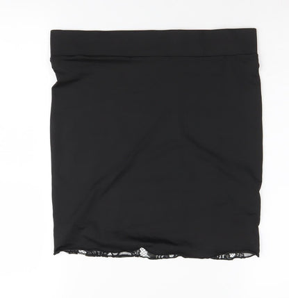 Ann Summers Women's Black Lace Pencil Skirt, Medium