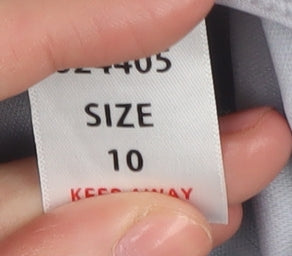 Womens UK Size 10 Eastex Silver  T-Shirt