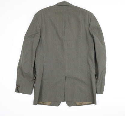 Mens UK Size 38 DAKS Regular Green Suit Jacket