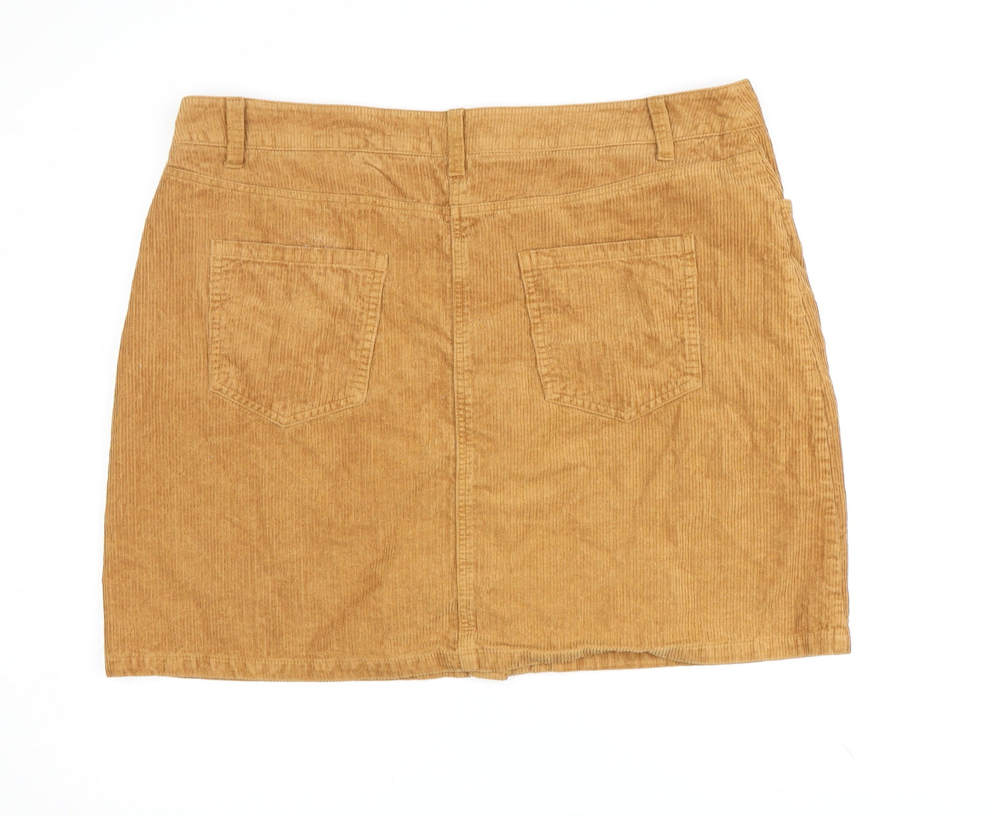 Womens UK Size 18 Roman Mini Corduroy Skirt