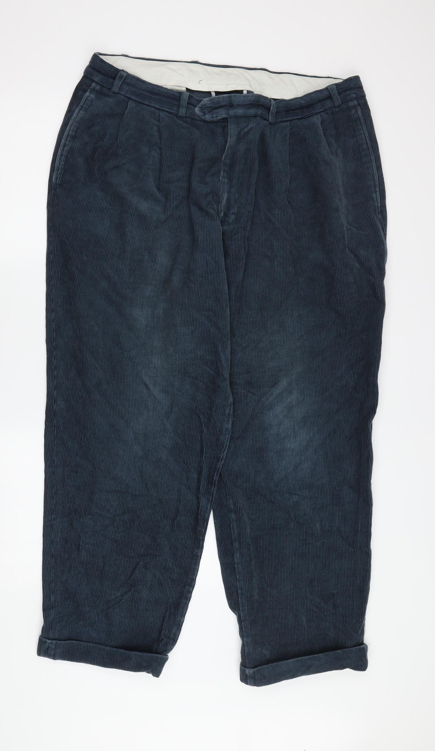 Mens UK Size 38 BHS   Blue Trousers