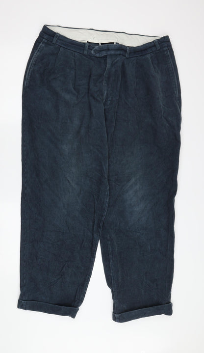 Mens UK Size 38 BHS   Blue Trousers