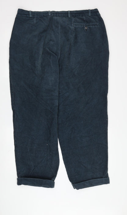Mens UK Size 38 BHS   Blue Trousers