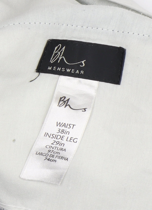 Mens UK Size 38 BHS   Blue Trousers