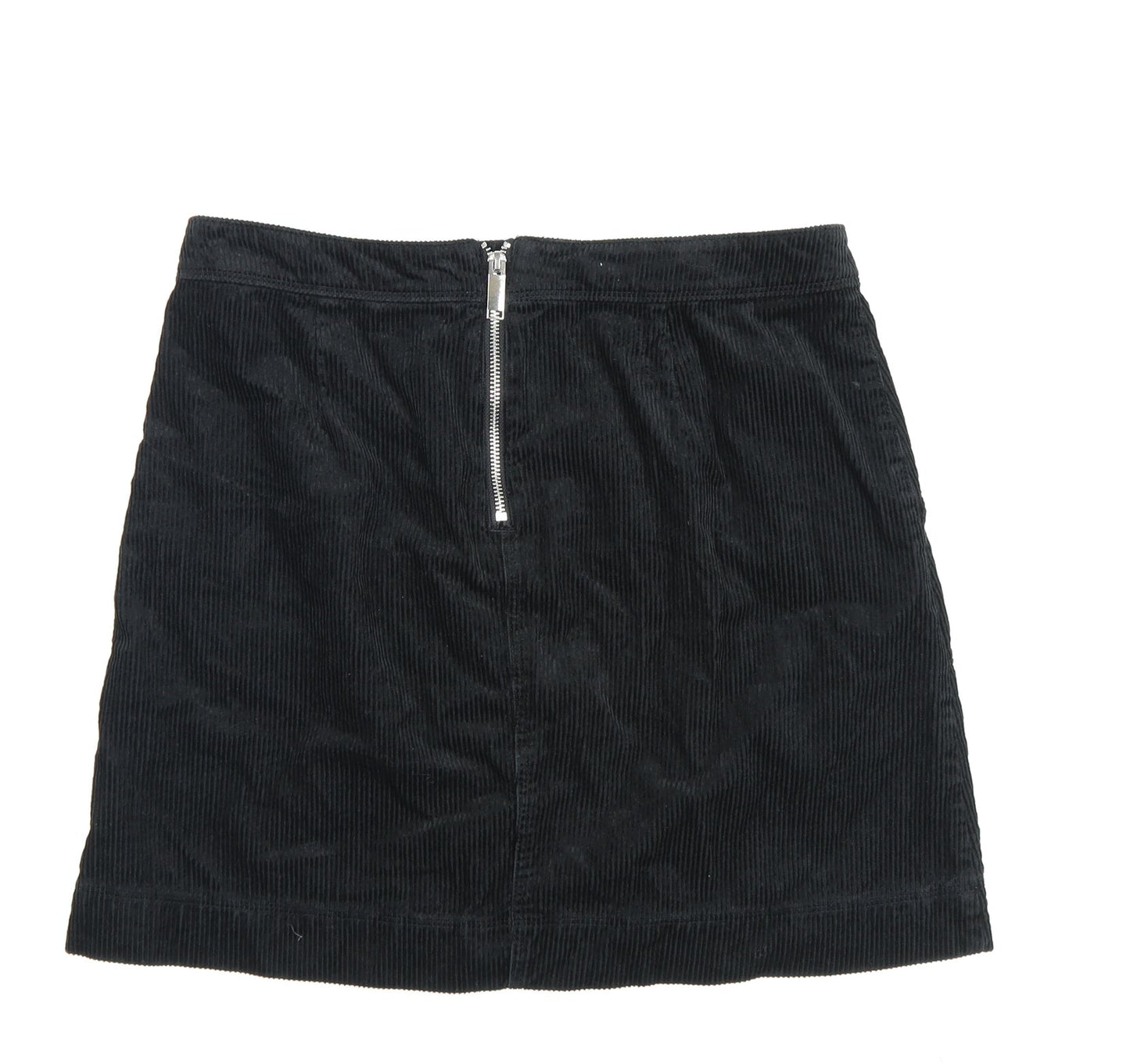 Marks and Spencer Women's Black Corduroy Skirt Size 12