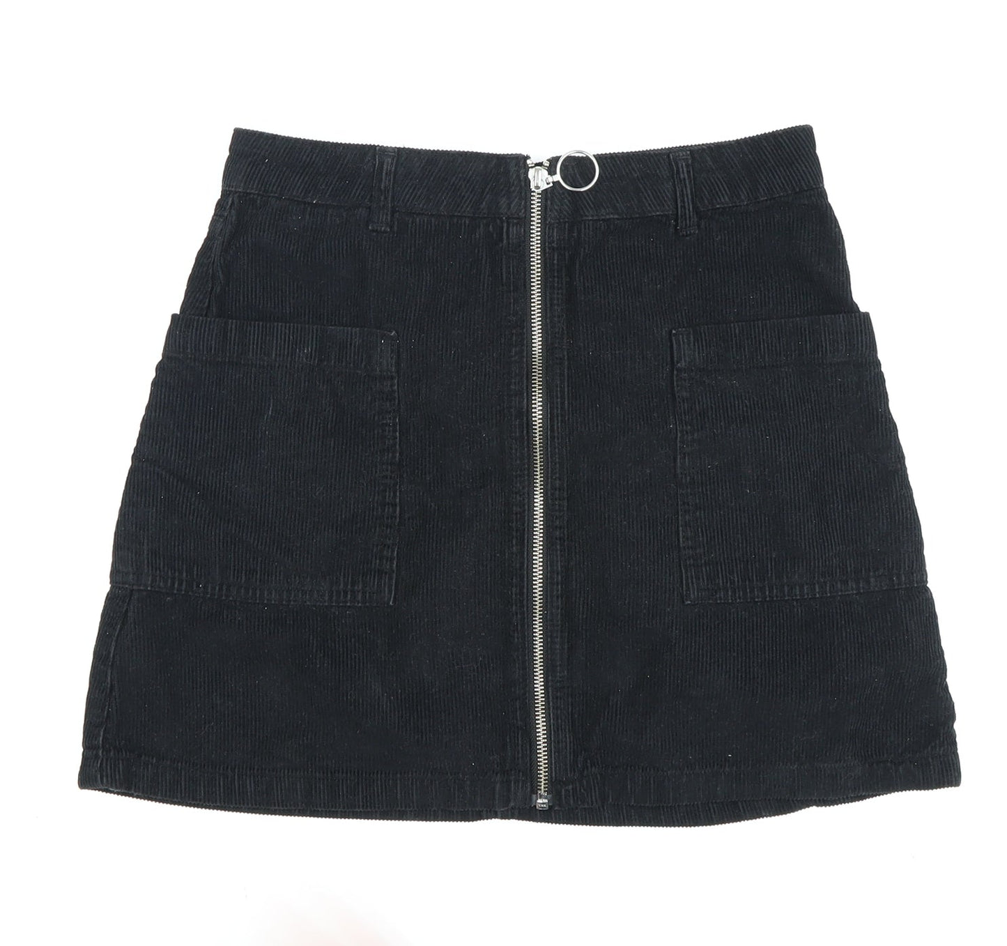 Womens UK Size 10 Topshop A-Line Corduroy Skirt