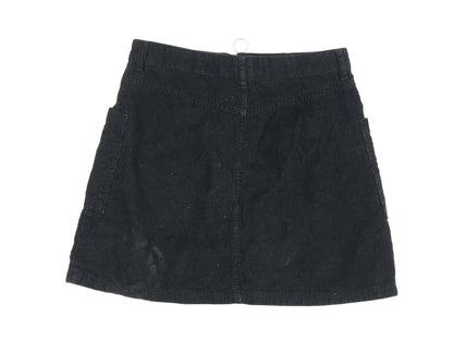 Womens UK Size 10 Topshop A-Line Corduroy Skirt