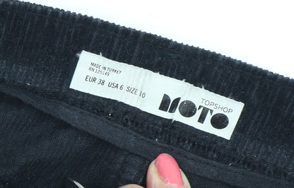 Womens UK Size 10 Topshop A-Line Corduroy Skirt