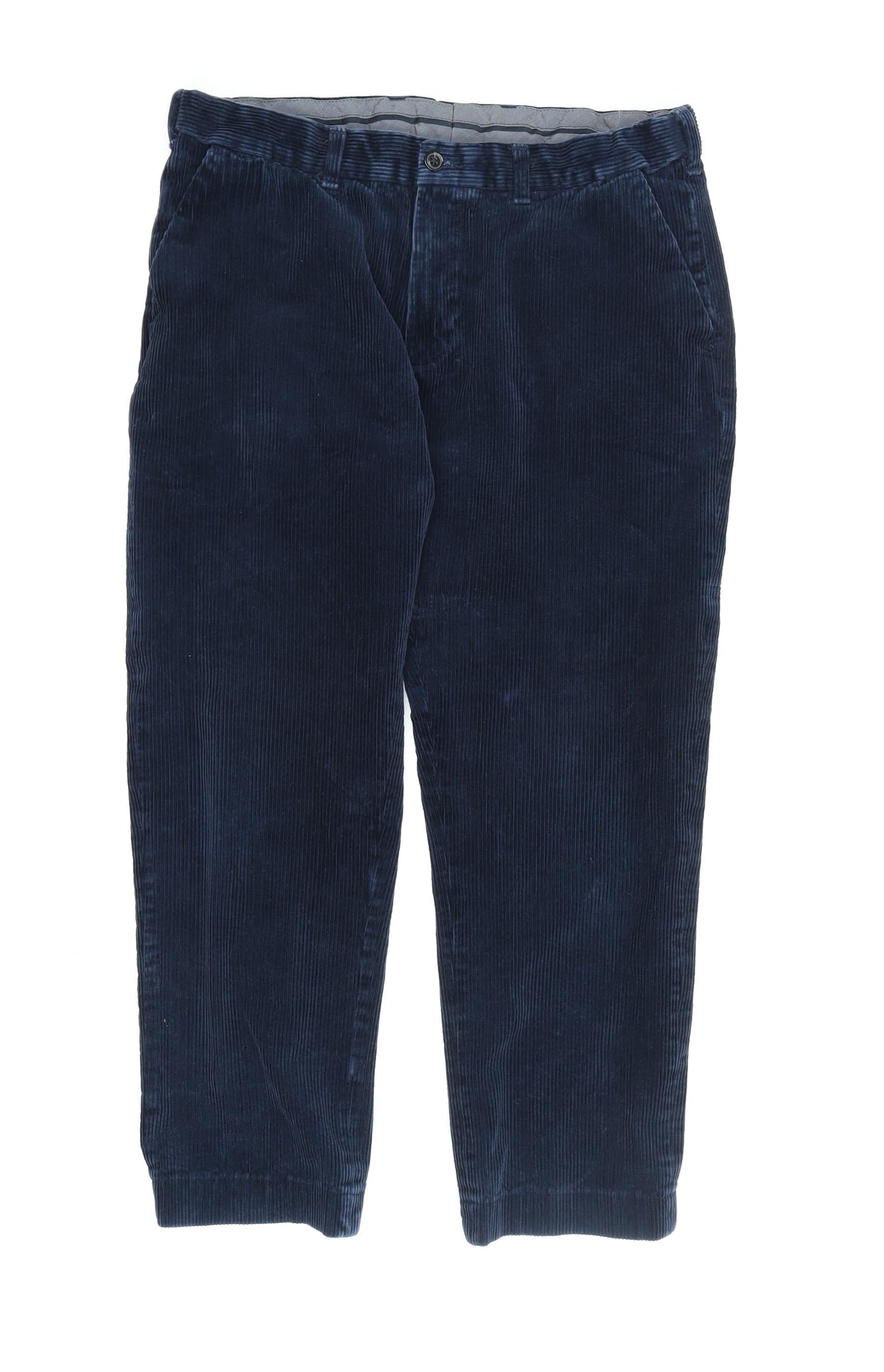 Marks and Spencer Men's Blue Corduroy Chino Trousers XL