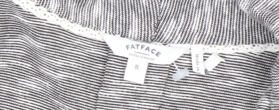 Womens UK Size 8 FatFace Grey Basic Jacket