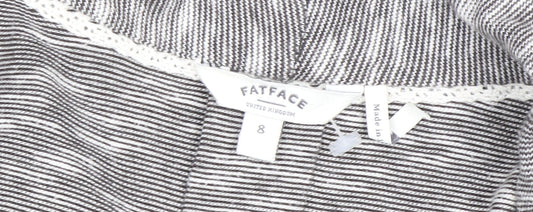 Womens UK Size 8 FatFace Grey Basic Jacket