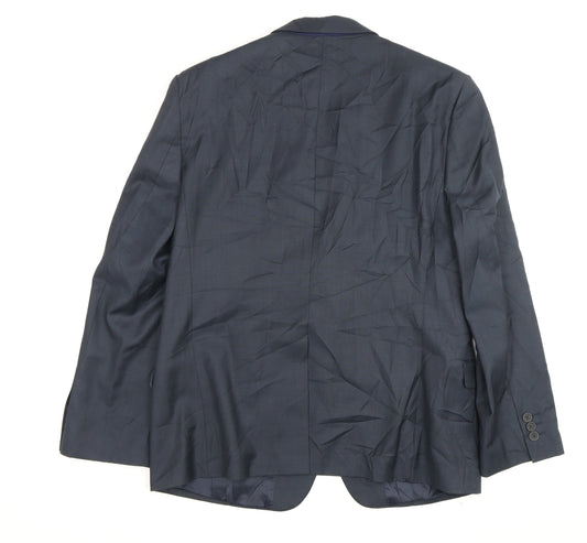 Mens UK Size 42 Ted Baker Regular Grey Suit Jacket