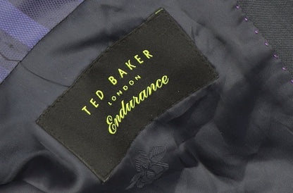Mens UK Size 42 Ted Baker Regular Grey Suit Jacket