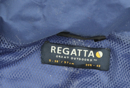 Mens UK Size S Regatta Blue Rain Coat