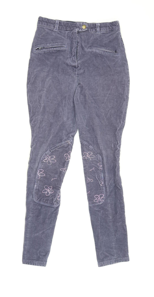 Womens UK Size 8 Joules Regular Fit Jogger Blue Trousers
