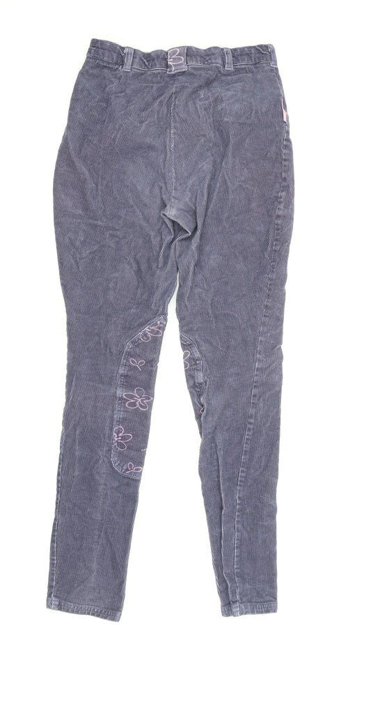 Womens UK Size 8 Joules Regular Fit Jogger Blue Trousers