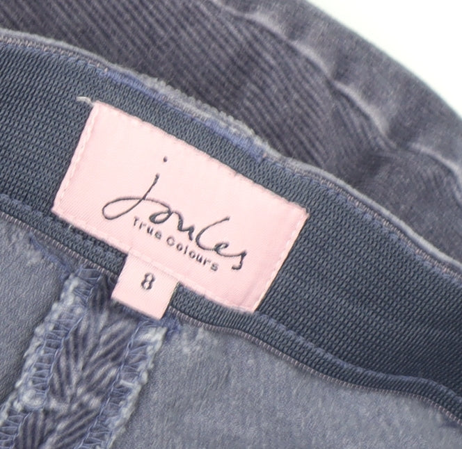 Womens UK Size 8 Joules Regular Fit Jogger Blue Trousers