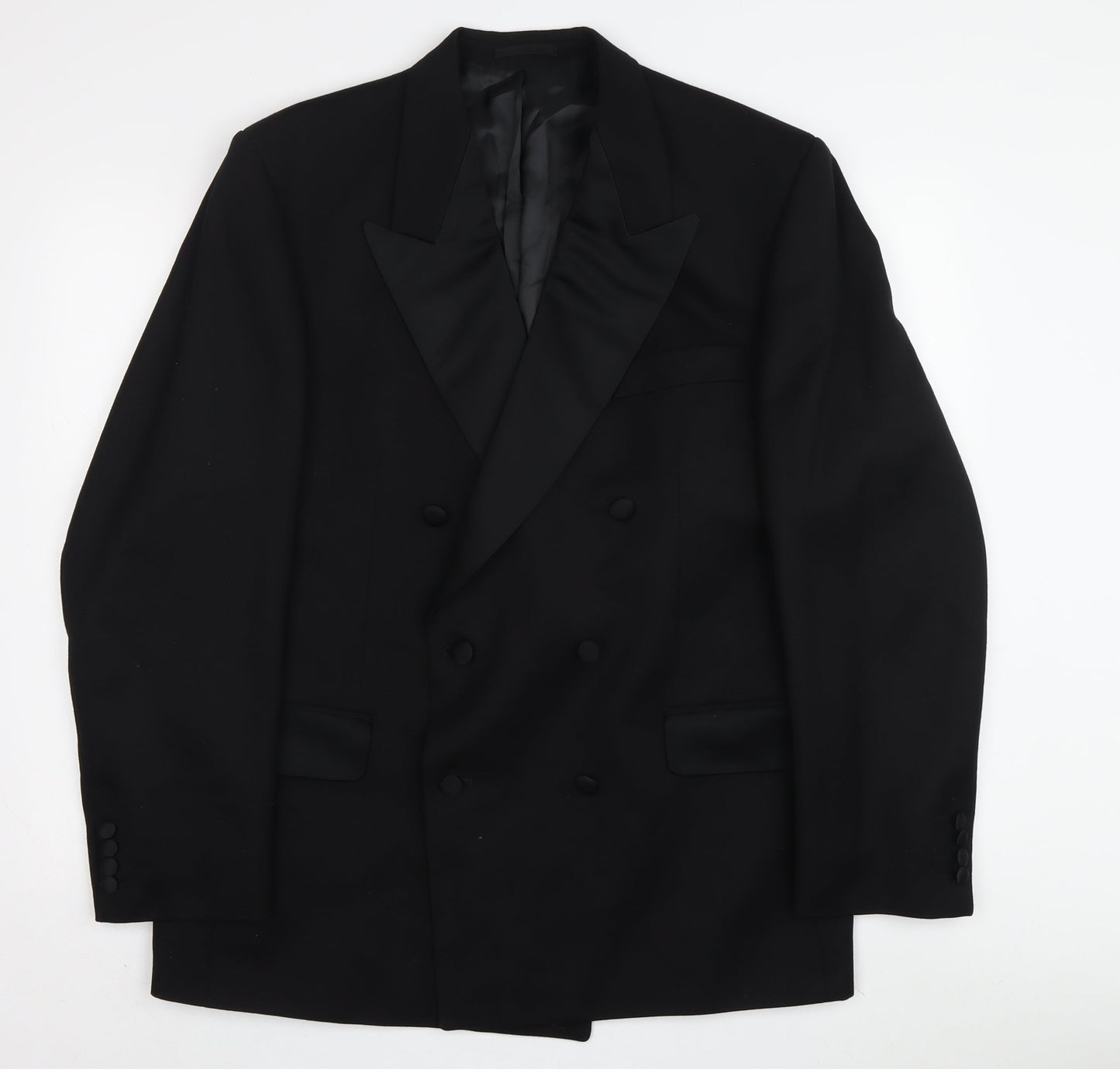 Mens UK Size 42 Magee Regular Black Suit Tuxedo