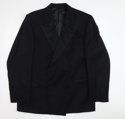 Mens UK Size 42 Magee Regular Black Suit Tuxedo