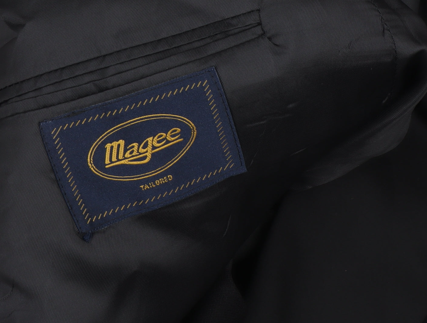 Mens UK Size 42 Magee Regular Black Suit Tuxedo