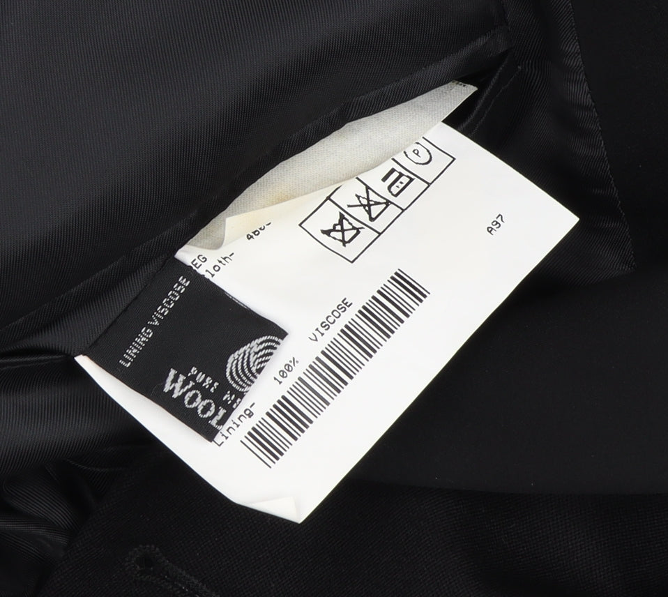 Mens UK Size 42 Magee Regular Black Suit Tuxedo