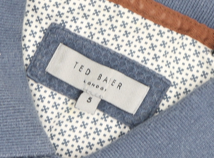 Ted Baker Men's Blue Polo Shirt - Size S