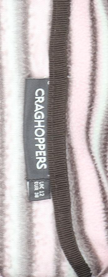 Craghoppers Women's Multicoloured Striped Pullover Sweatshirt, Size 12