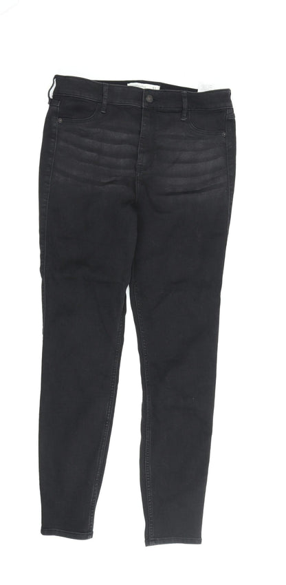 Abercrombie & Fitch Women's Black Jegging, Size 12, High Rise
