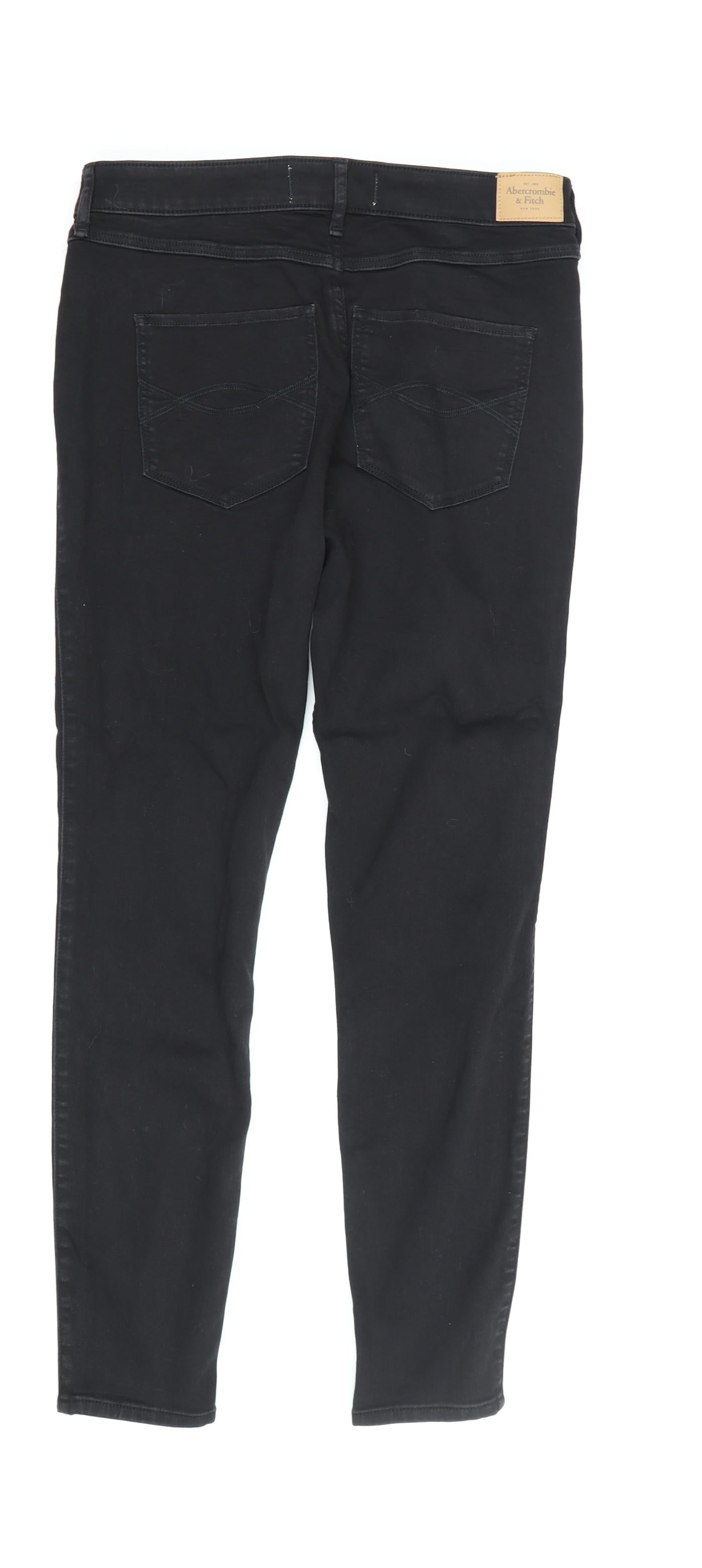 Abercrombie & Fitch Women's Black Jegging, Size 12, High Rise