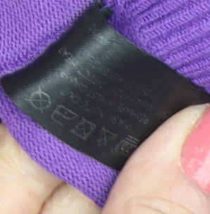 Austin Reed Women’s Purple Scoop Neck Wool Blend Jumper M