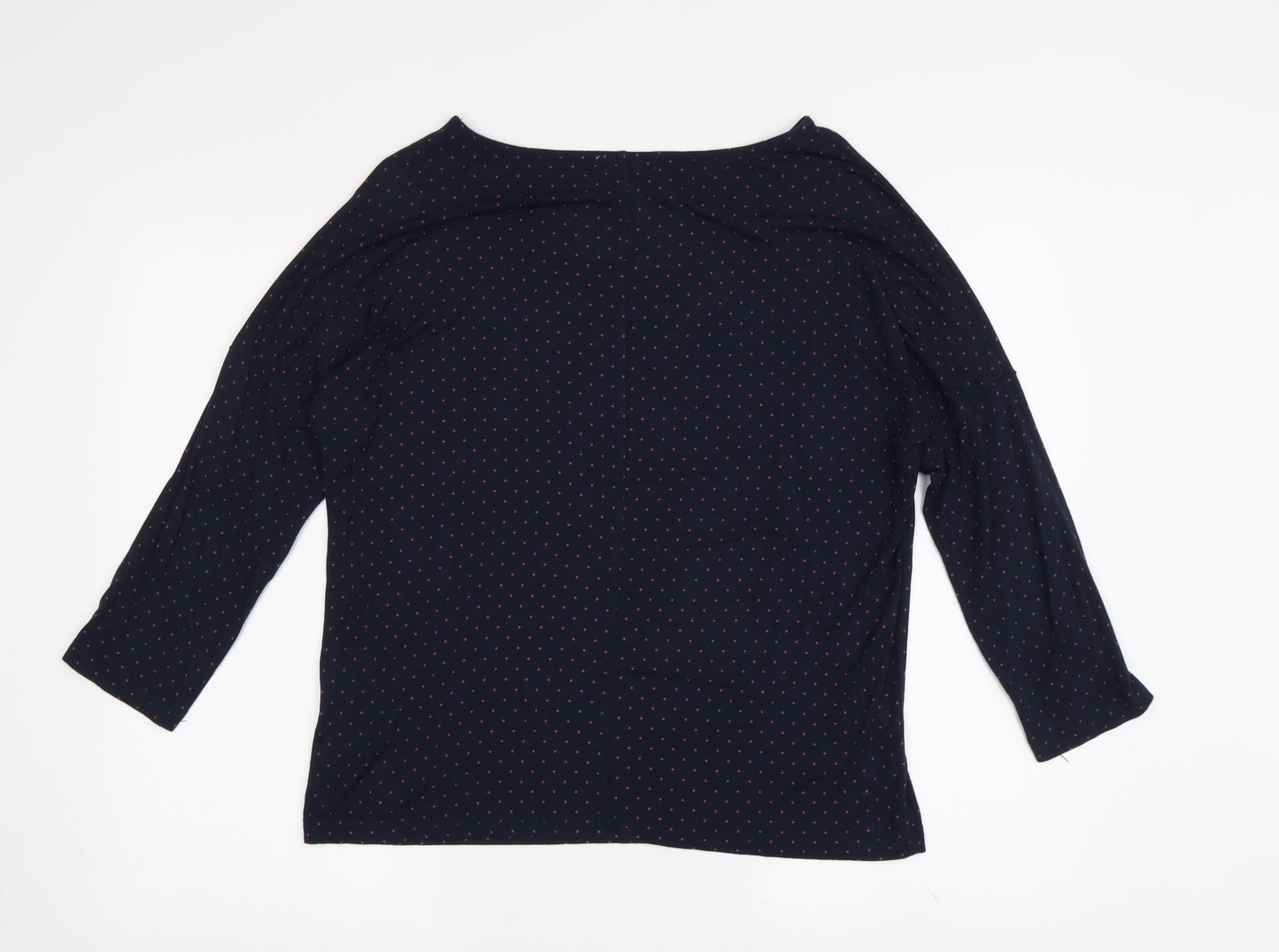 Womens UK Size S Woolovers Blue Basic T-Shirt