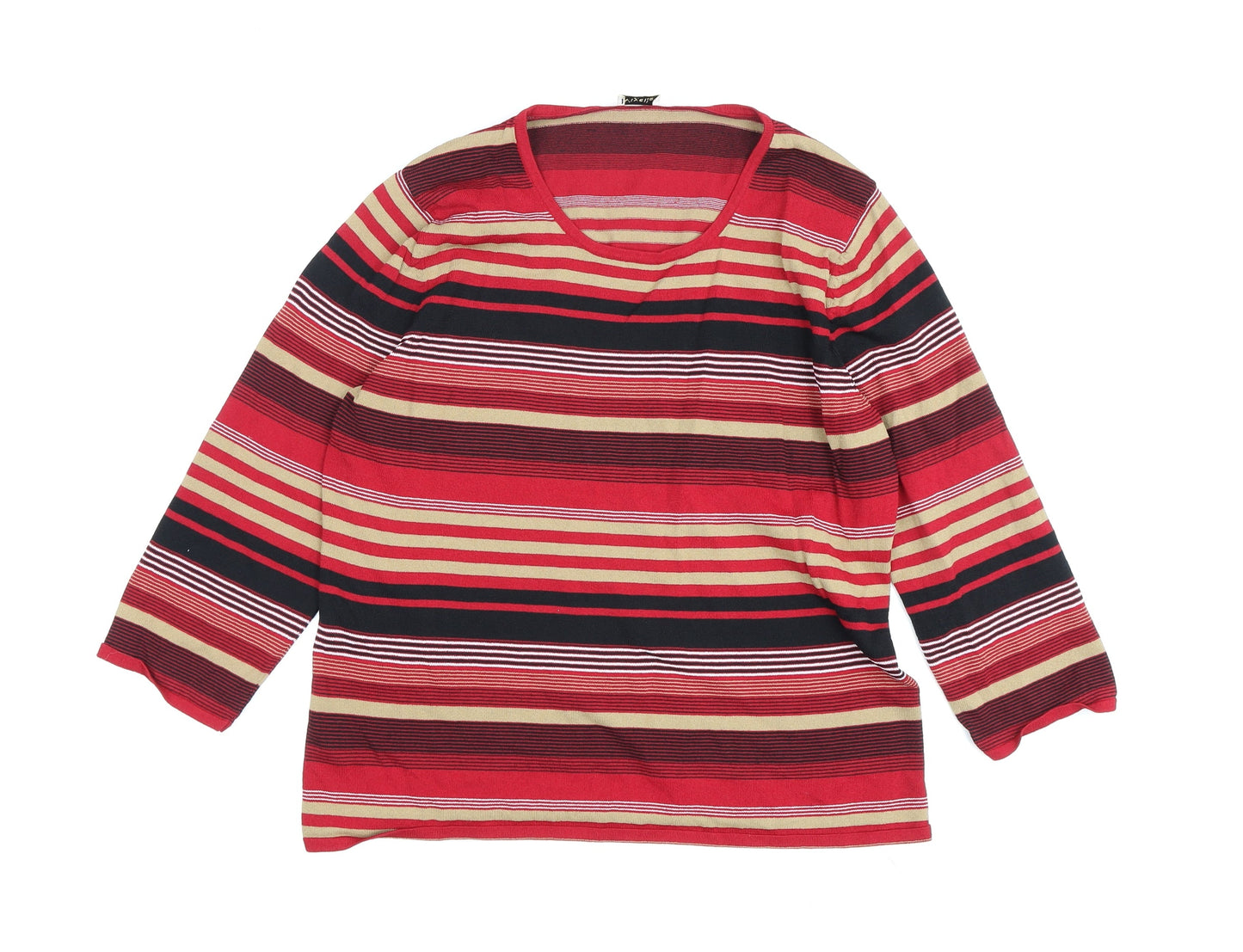 Womens UK Size L Viyella Multicoloured Jersey T-Shirt