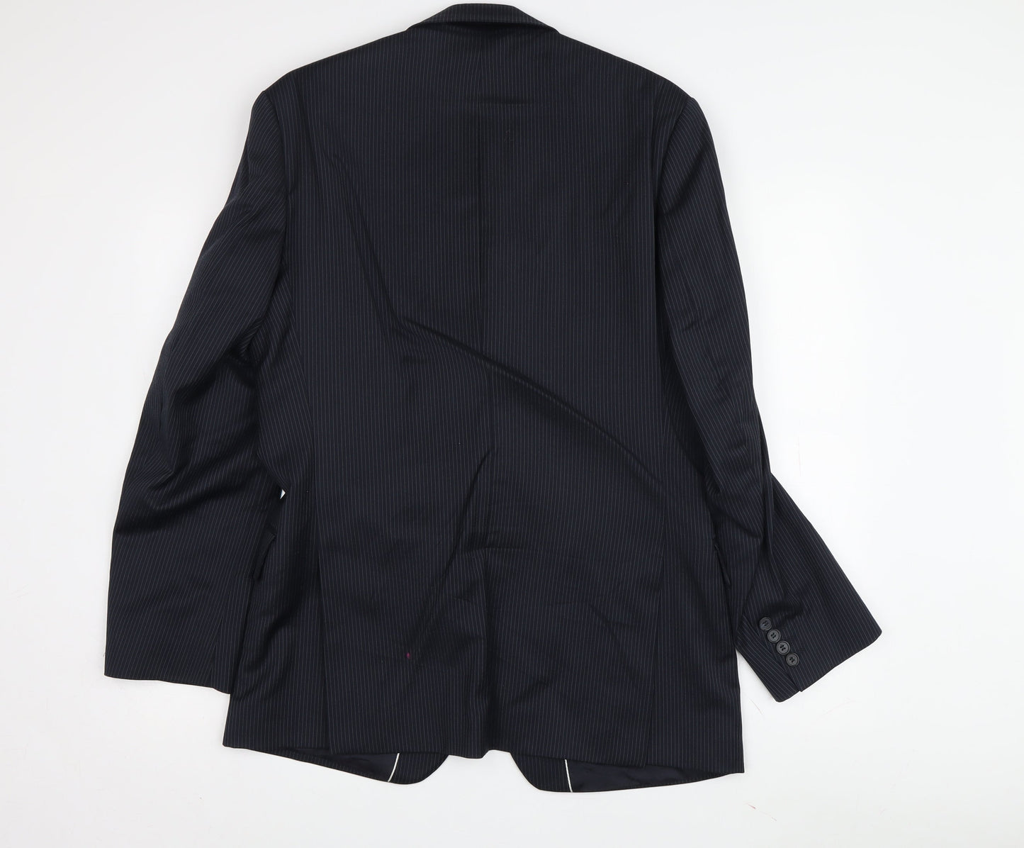 Mens UK Size 38 Jeff Banks Regular Black Suit Jacket