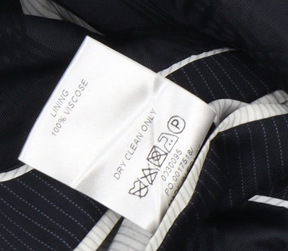 Mens UK Size 38 Jeff Banks Regular Black Suit Jacket