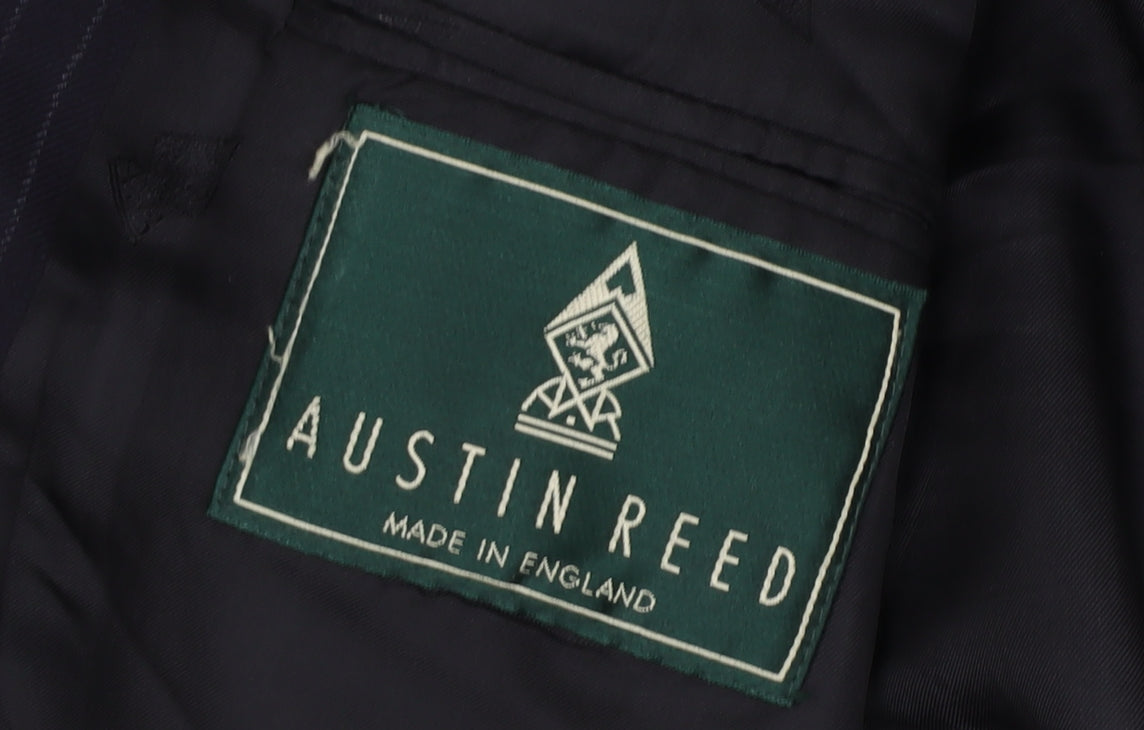 Austin Reed Men's Navy Pinstripe Blazer, Size 52, Classic Fit