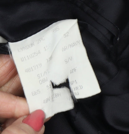 Austin Reed Men's Navy Pinstripe Blazer, Size 52, Classic Fit