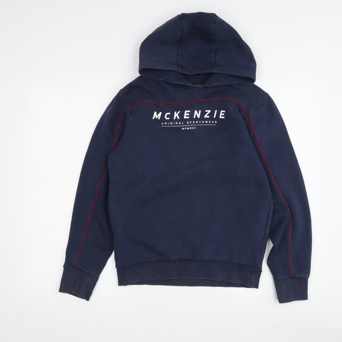 McKenzie Boys Blue Hoodie 12-13 Years Pullover Jersey Casual
