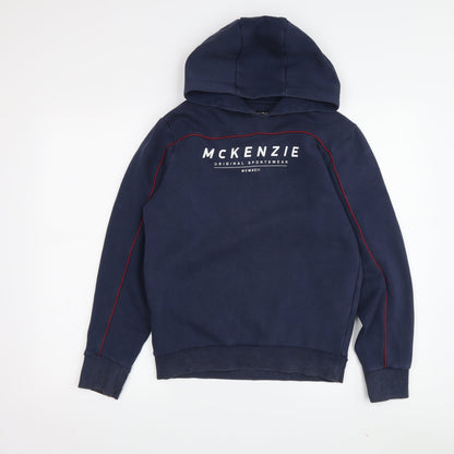 McKenzie Boys Blue Hoodie 12-13 Years Pullover Jersey Casual