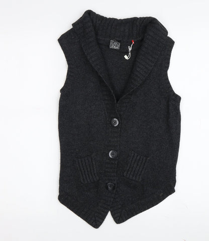 Womens UK Size  s.Oliver Black Vest Jumper