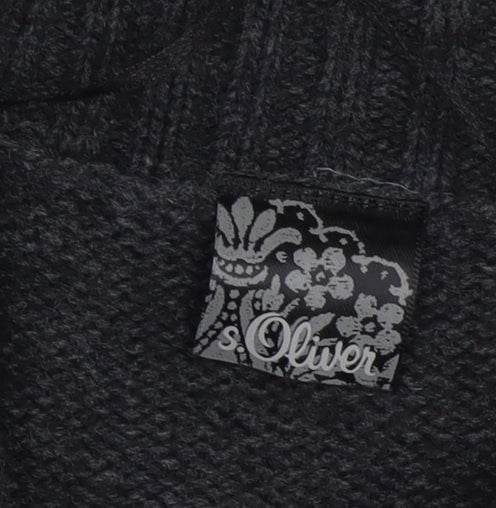 Womens UK Size  s.Oliver Black Vest Jumper