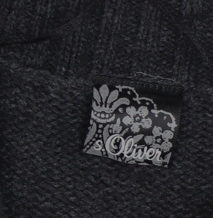 Womens UK Size  s.Oliver Black Vest Jumper