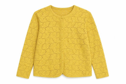 Jacqueline de Yong Women's Yellow Cardigan XS