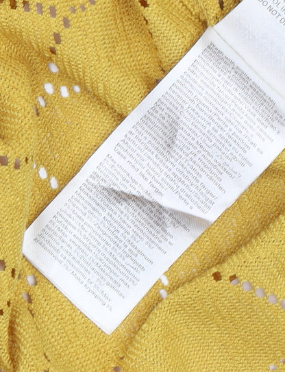 Jacqueline de Yong Women's Yellow Cardigan XS