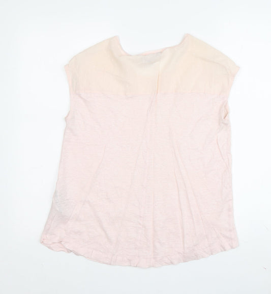 Womens UK Size S Tommy Hilfiger Pink Basic T-Shirt