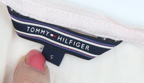Womens UK Size S Tommy Hilfiger Pink Basic T-Shirt