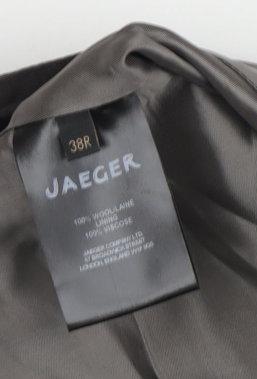 Mens UK Size 38 Jaeger Regular Grey Suit Waistcoat