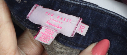 Ted Baker Women's Blue Skinny Slim Fit Jeans